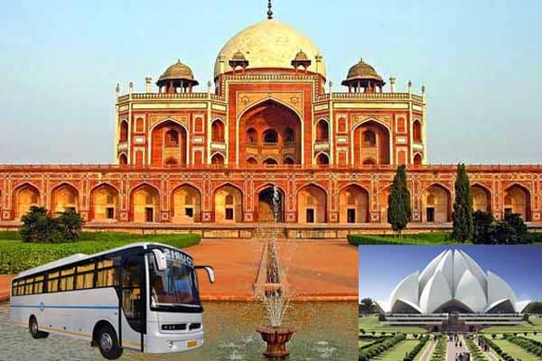 Delhi to agra bus via yamuna expressway