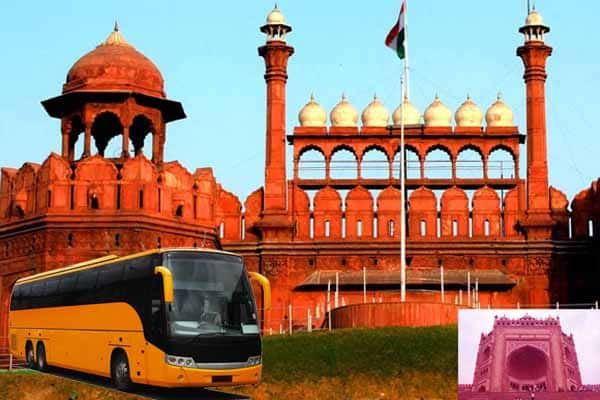 Delhi to agra tour by volvo bus same day